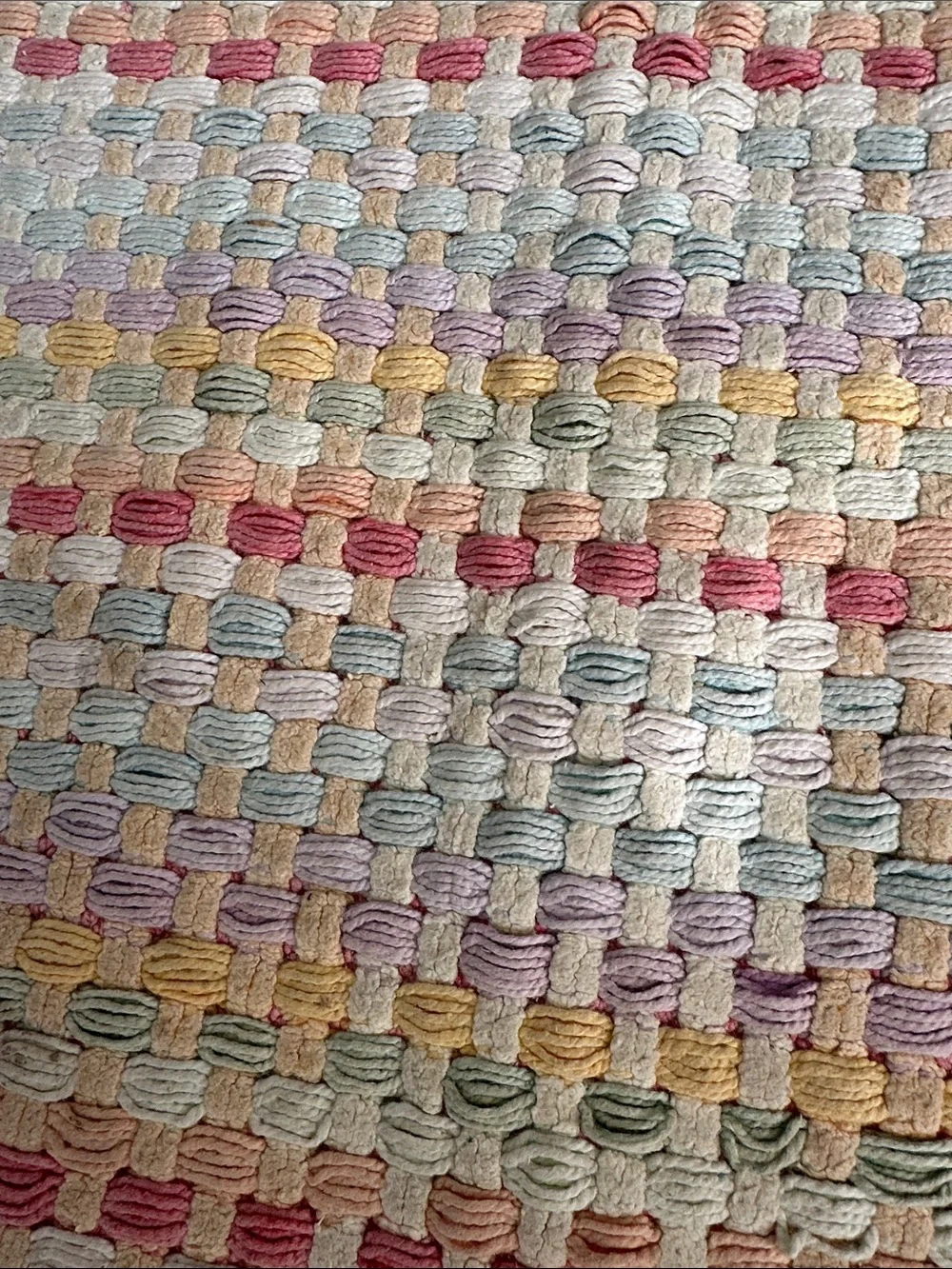 Pier 1 Imports Handwoven Pastel Cotton Accent Rug - Multicolor